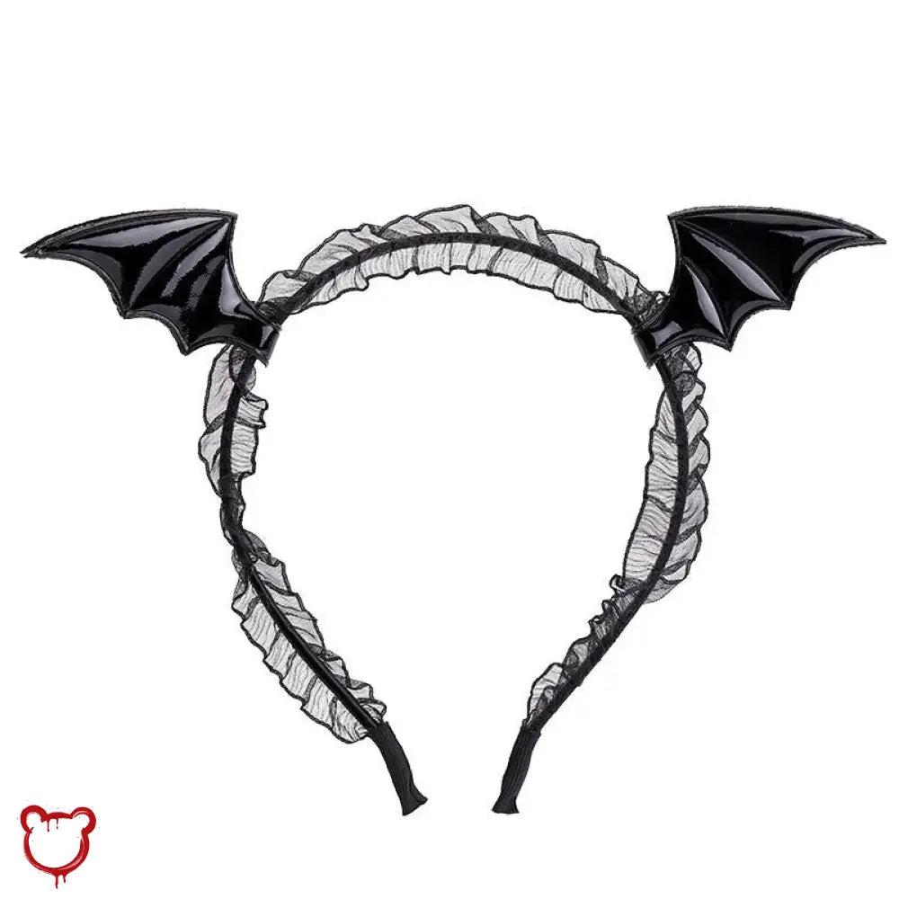 Winged Lace Headband - The Cursed Closet
