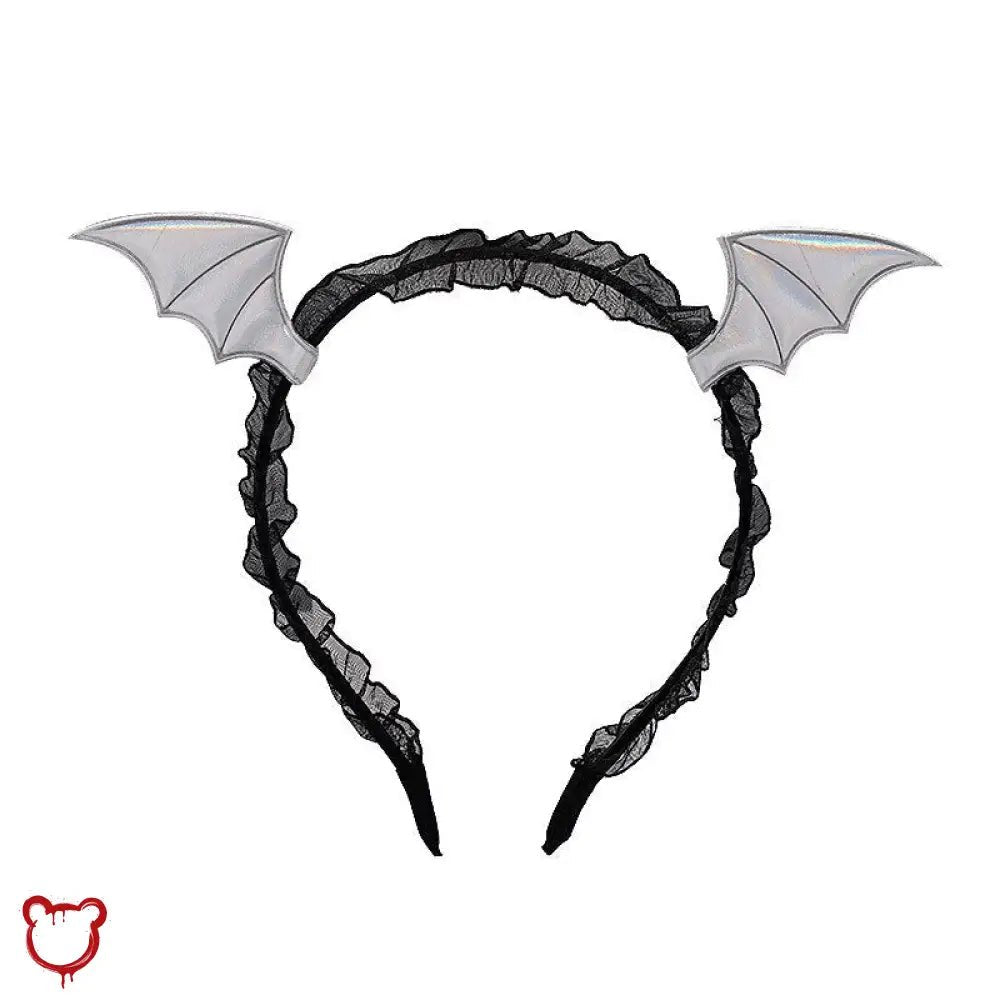 Winged Lace Headband - The Cursed Closet