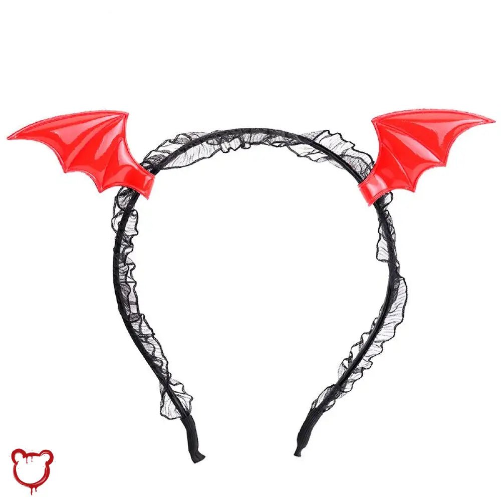 Winged Lace Headband - The Cursed Closet