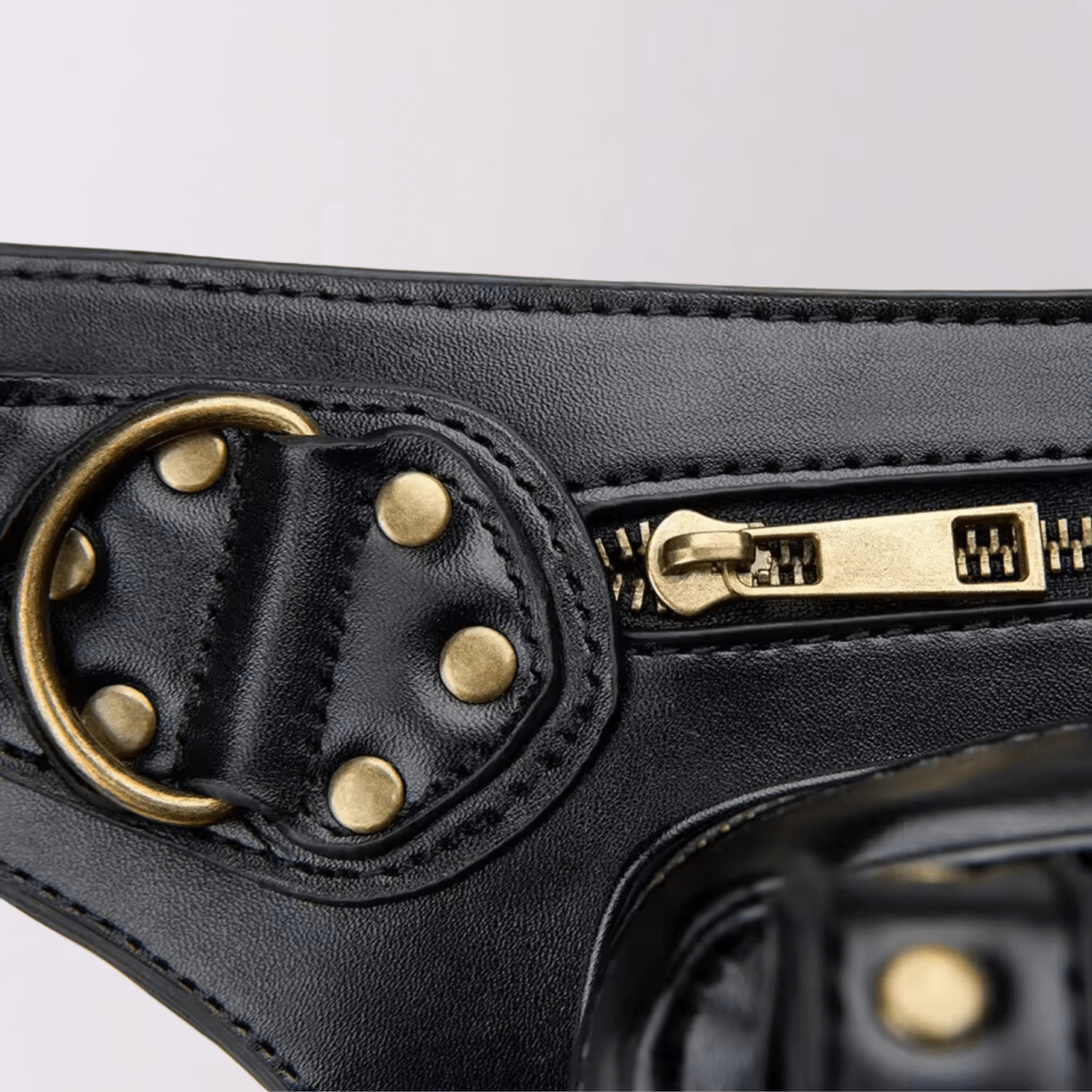 Steampunk Leather Hip Holster - The Cursed Closet