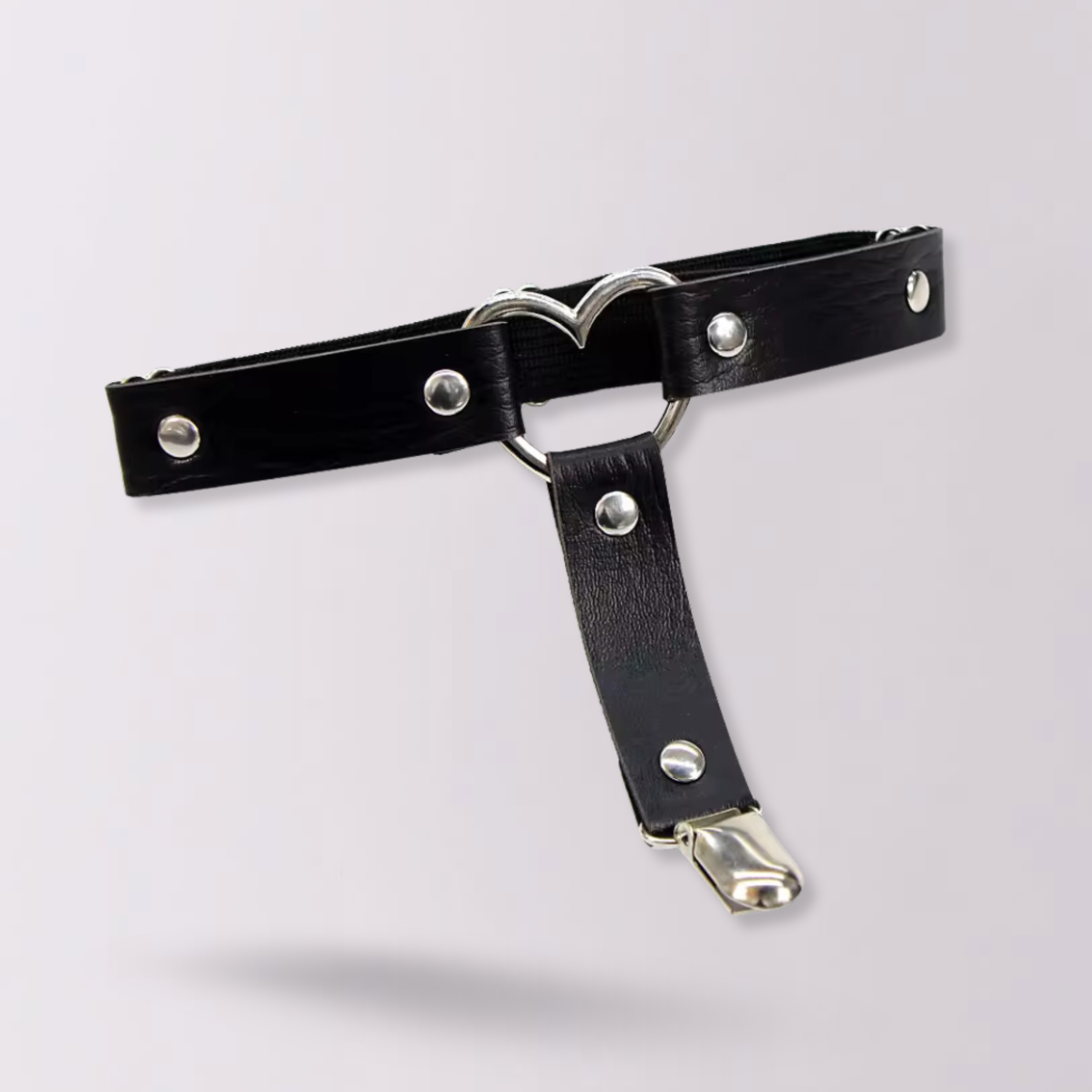 Eclipse Feet Suspender - Gothic Punk Rock Leg Harness - The Cursed Closet