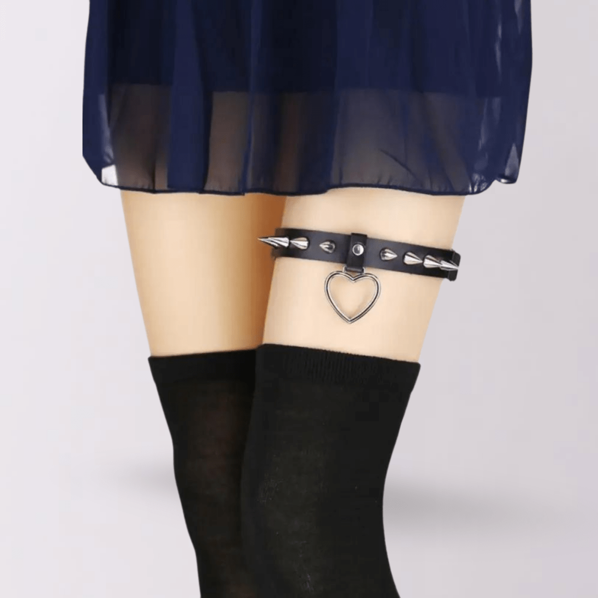 Noir Chain Thigh Harness - The Cursed Closet