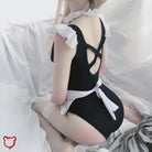 3Pcs/Set Lingerie Maid Cosplay Beige / M Other Clothing