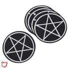 5-Pack Pentagram Patches Accessories