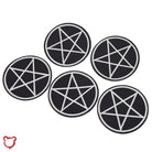5-Pack Pentagram Patches Accessories