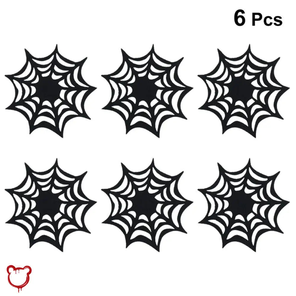 6-Pack Spider Coaster Homeware