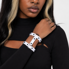 Black 'O' ring garter (1)
"O-Ring Black Garter (1)" White