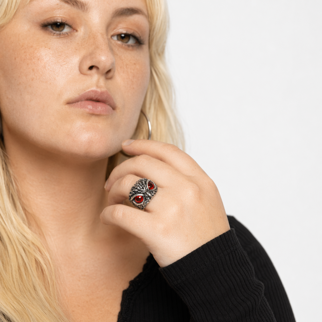 Stainless Owl Ring Alternative 7