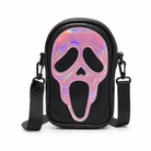 Ghost Face Shoulder Bag, Vibrant Colors pink