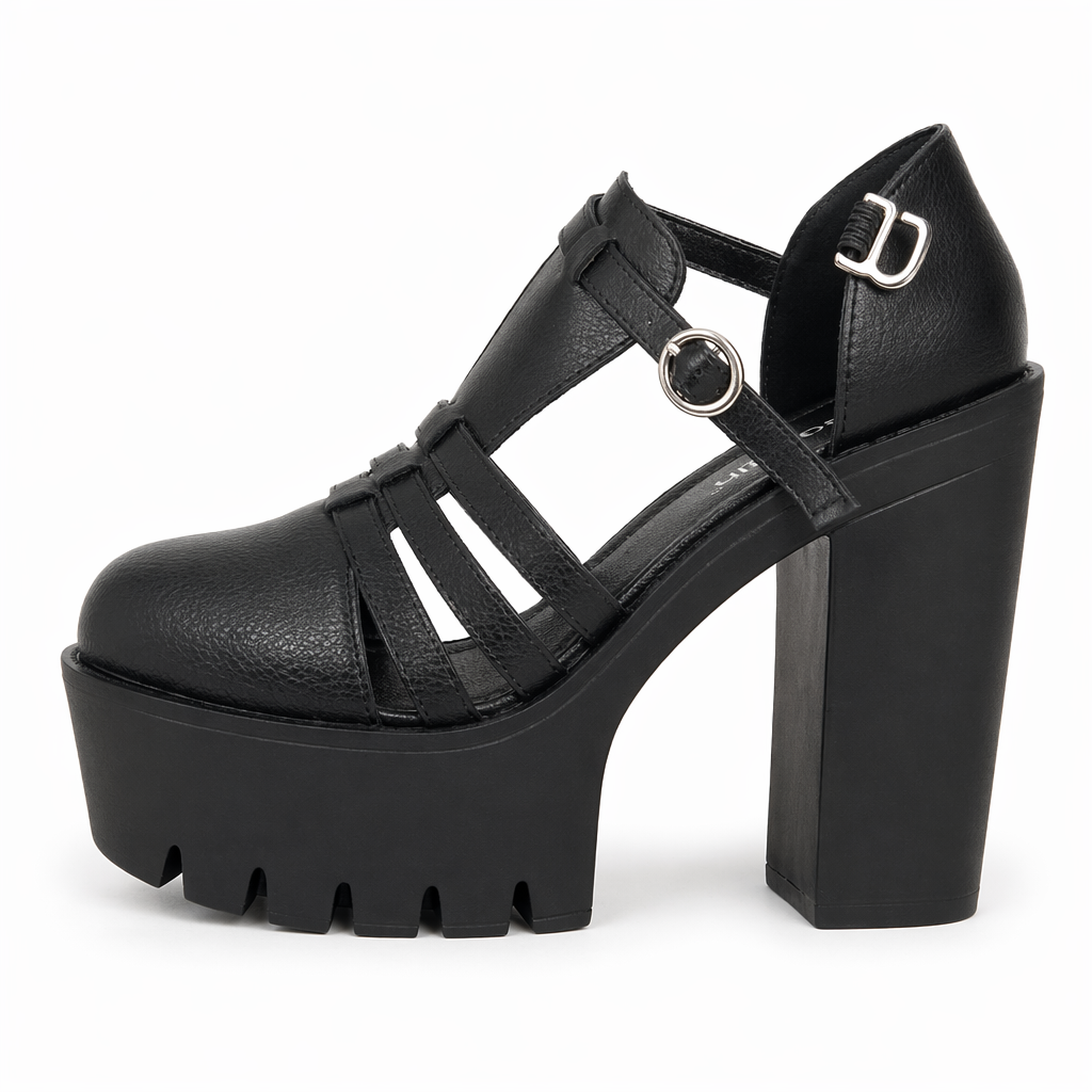 Kyla's 90's Chunky Goth Boots black