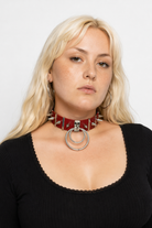 Melancholy Punk Choker red