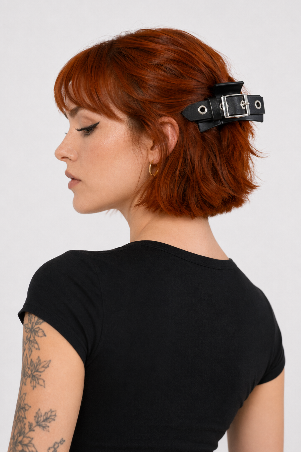Black Hair Clip with Alternative Buckle 2