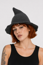 Multiple Color Witch Hat dark gray