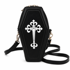 Leather Gothic Coffin Shoulder Bag Default Title