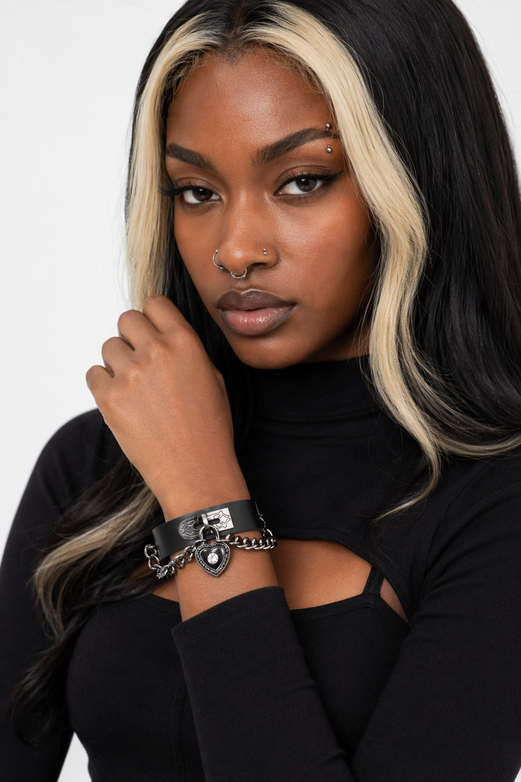 Metallic Leather Bracelets 3