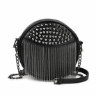Black Gothic Tassel Stud Handbag Default Title