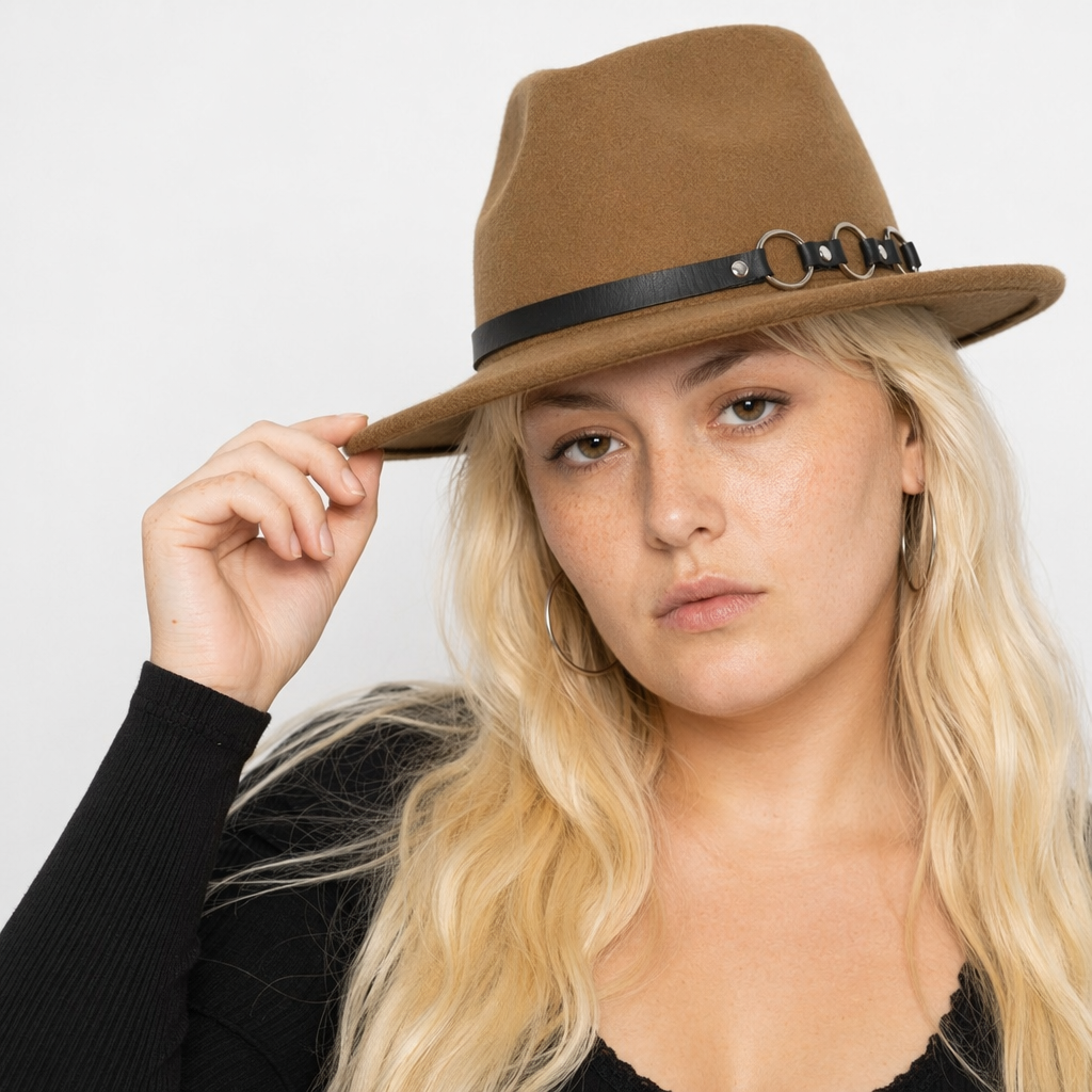 Triple O O-Ring Fedora Khaki