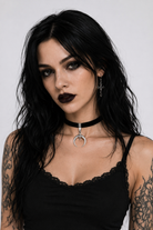 Black Velvet Choker: 'Moondance' Default Title