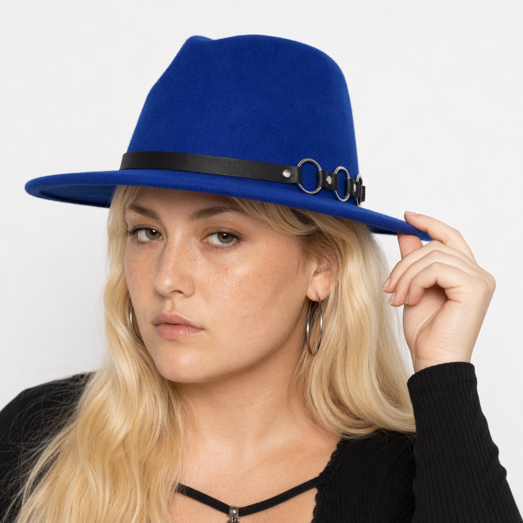 Triple O O-Ring Fedora royalblue