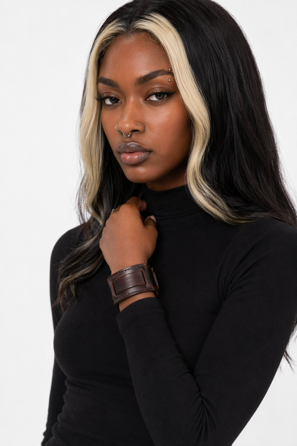 Metallic Leather Bracelets 12