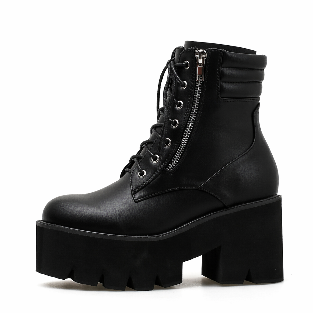 Billy's Chunky Black Platforms black shoes