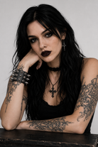 Variety of 22 Black Bracelets style 2