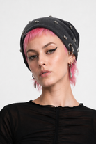 Skull Beanie Dark Grey