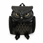 Faux Leather Owl Embroidery Backpack Default