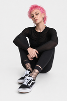 Black Net Socks Default Title