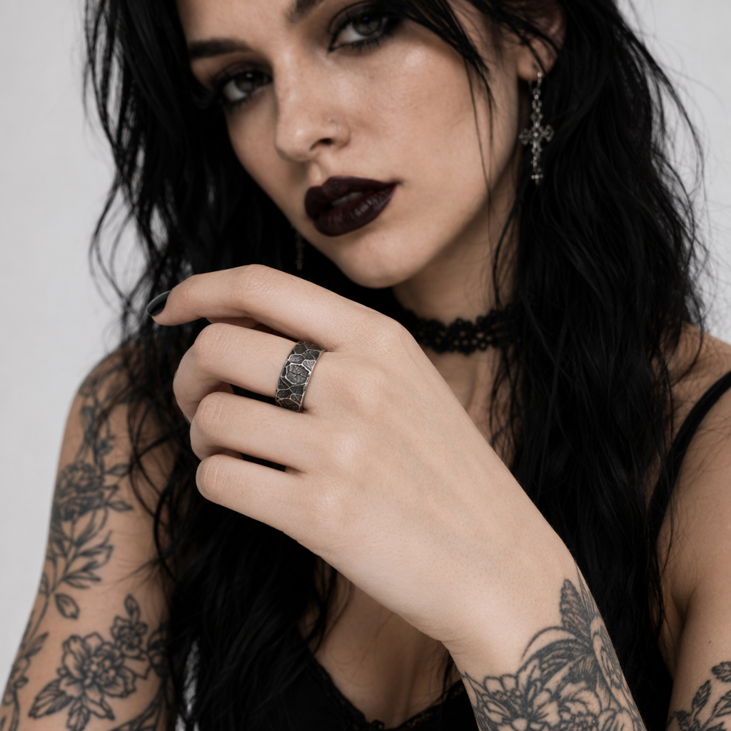Nordic Viking Retro Steel Ring 12