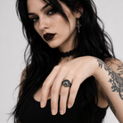 Luna's Opal Black Ring 6