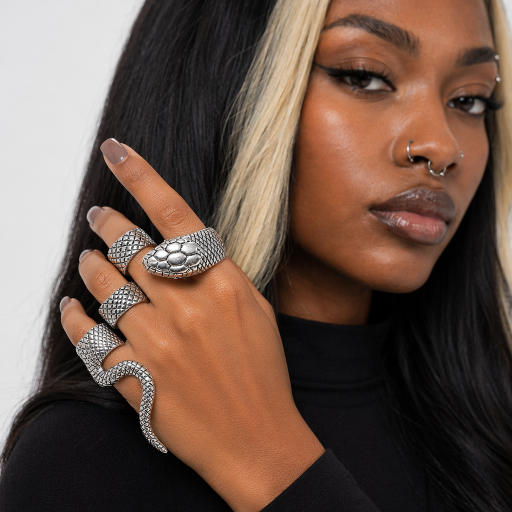 Snake Ring Set (4 pieces) Default Title