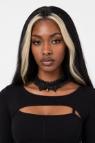 "Bowknot Choker: Cute Kawaii Lolita" black