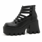 Gothic Black Platform Shoes black