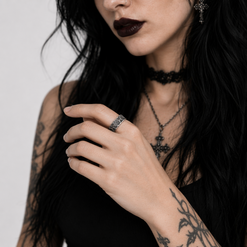 Nordic Viking Retro Steel Ring 13