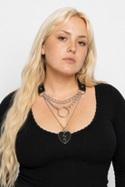 Faux Leather Padlock Choker Default Title