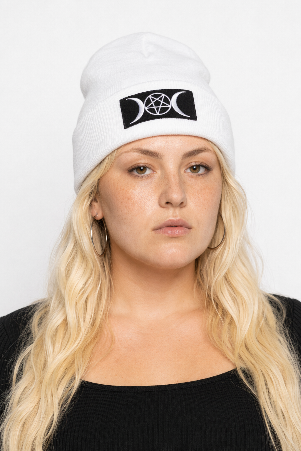 Monochrome Beanie White