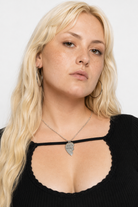 Top Witch Heart Pendant Necklace Default Title