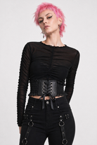 Black Lace-Up Belt Supremacy Default Title