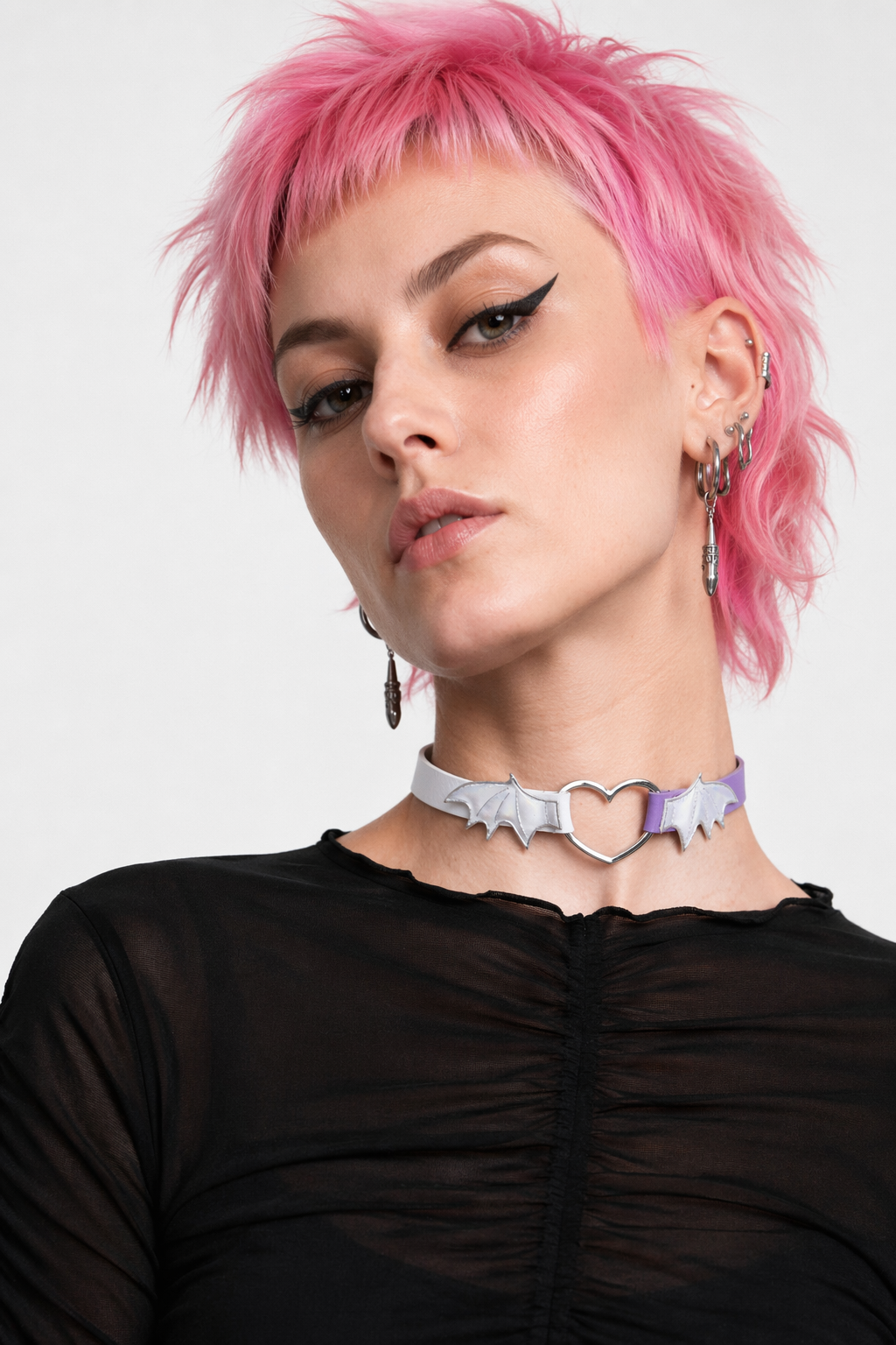 Anime Harajuku Leather Chokers (Multicolor) L