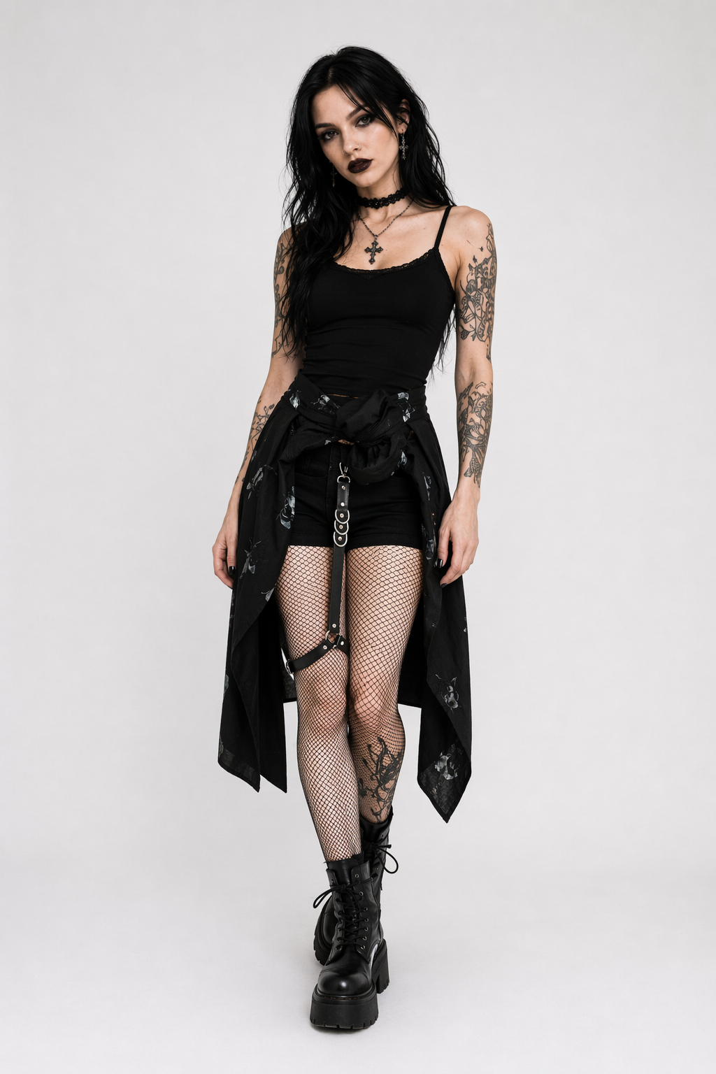 Black Goth Garter' Default Title