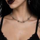 Silver Choker with Iron Wire 1