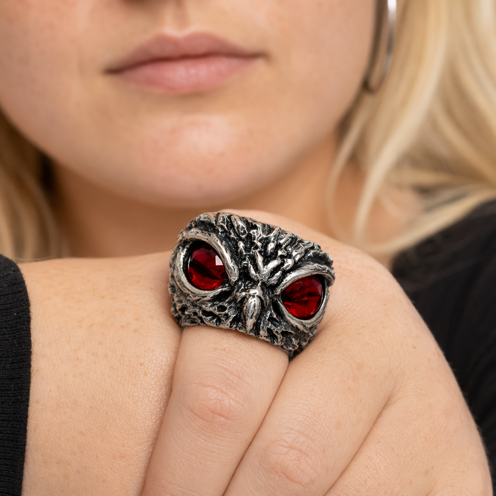 Stainless Owl Ring Alternative 7