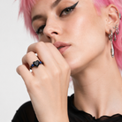 Forest's Heart' Ring (Black & Blue) 9