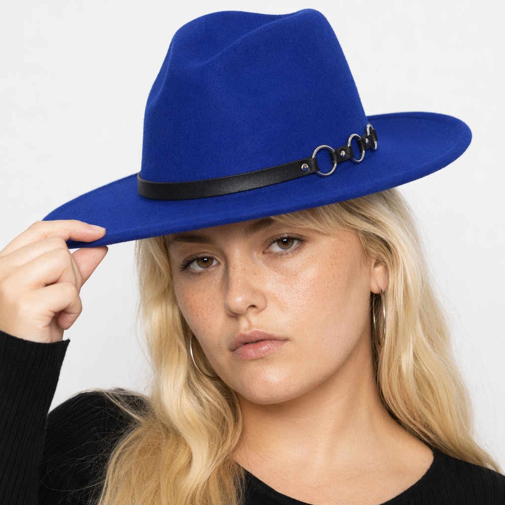 Triple O O-Ring Fedora royalblue