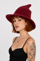 Multiple Color Witch Hat red wine