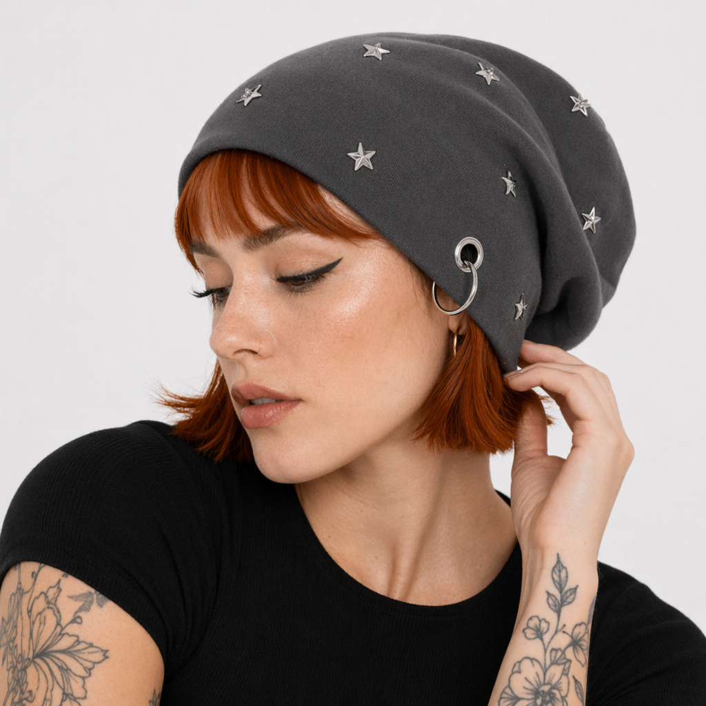 Star Beanies Grey