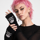 Skull Knit Gloves Default Title