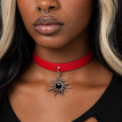 5 Variations of Goth Choker Red sun