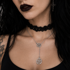 Pentagram Duo Necklace Default Title